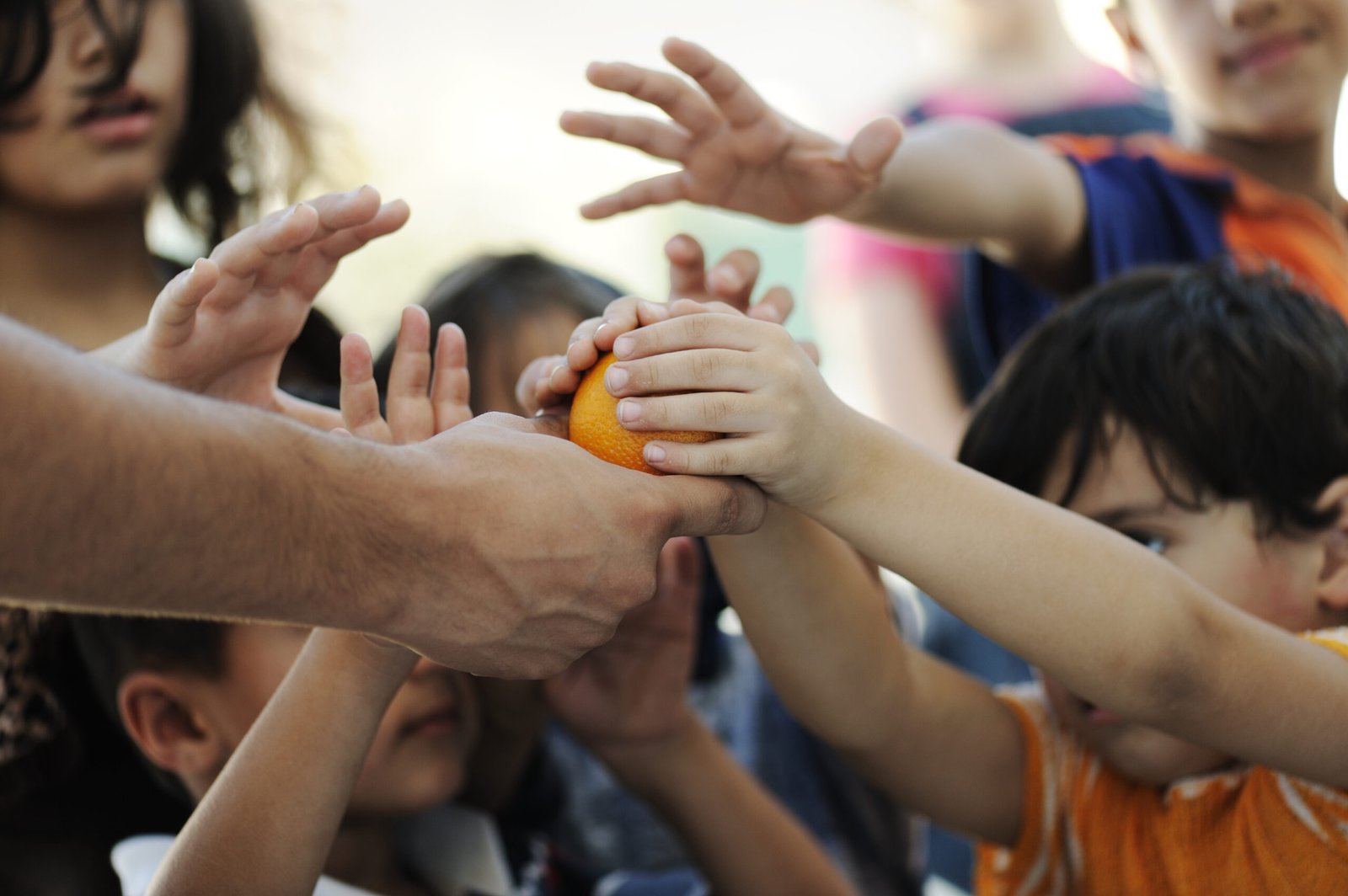 Humanitarian,Food,For,Poor,Children,In,Refugee,Camp
