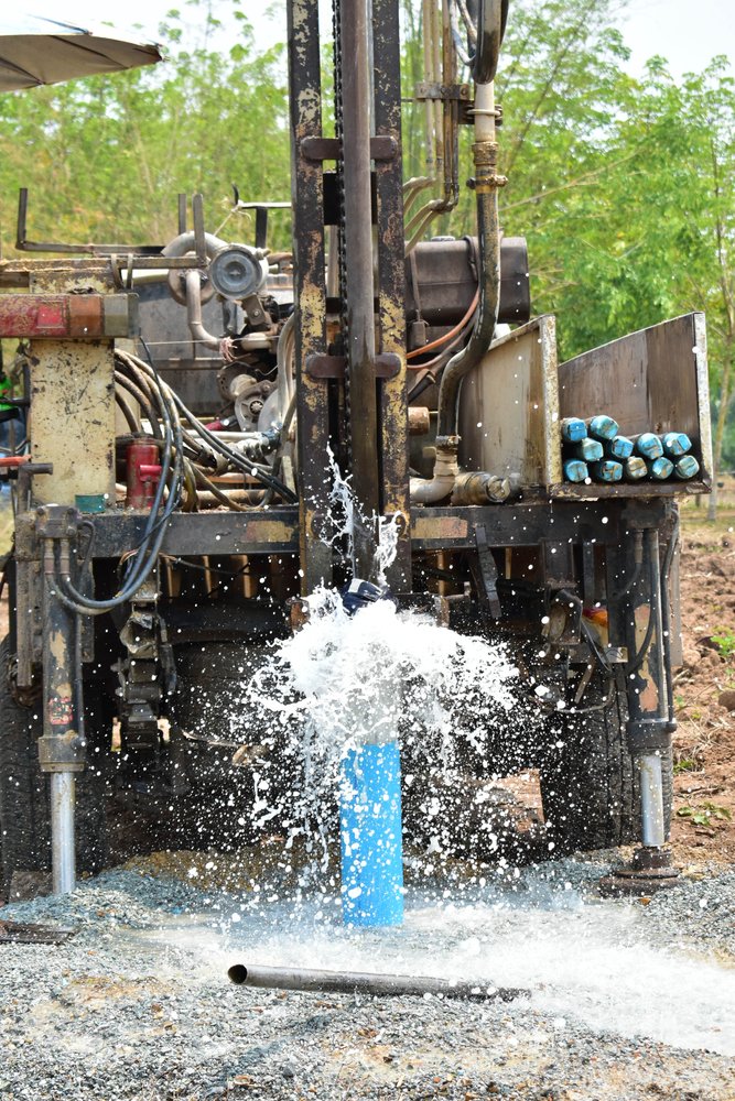 The,Water,Flowing,Artesian,Well,From,The,Land