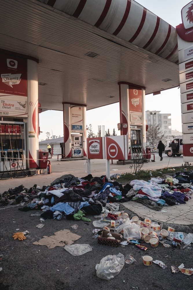 Kahramanmaras,,Turkey,,11.02.2023:,Clothing,Donations,Made,In,The,Big,Earthquake