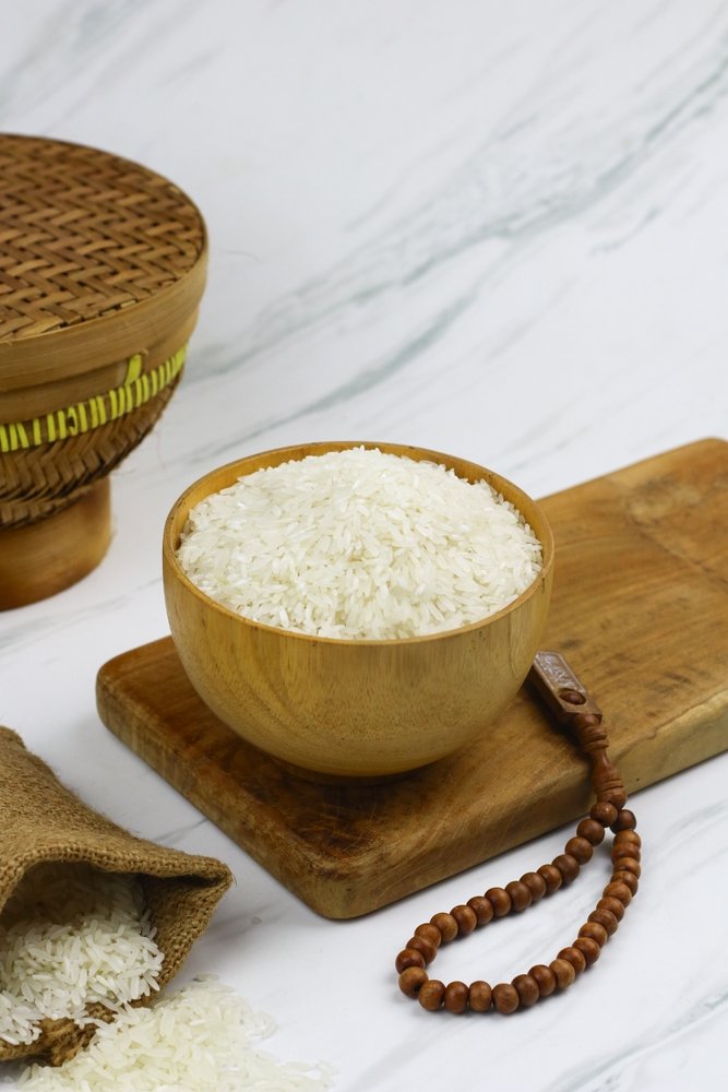 Beras,Or,White,Rice,,Indonesian,Main,Food,Made,From,Oryza